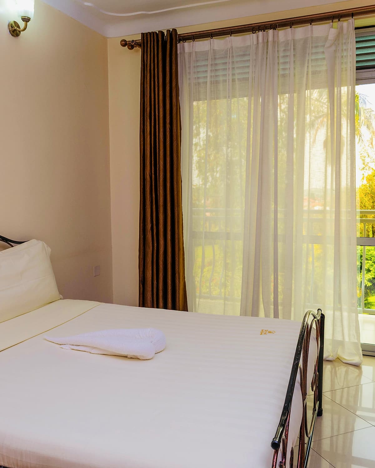 The standard double room at Hotel Premier, Bushenyi